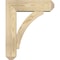 Ekena Millwork Thorton Craftsman Rough Sawn Bracket w/ Offset Brace, Douglas Fir, 6"W x 18"D x 22"H BKT0604X18X22THR04RDF - alternate 4